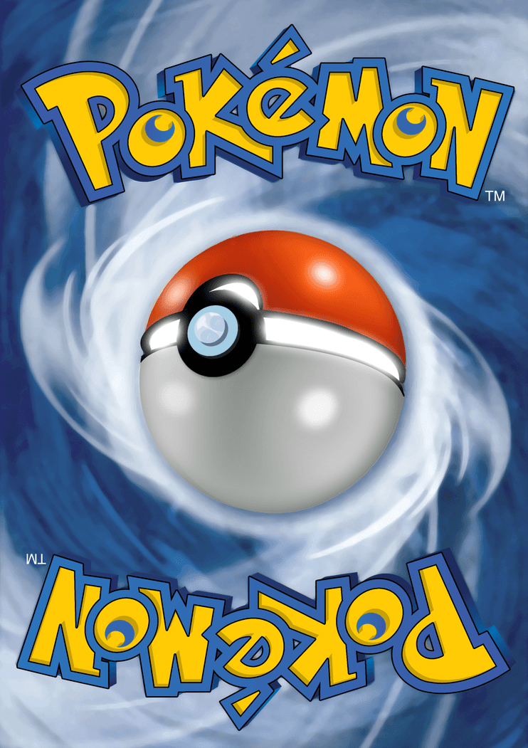 Pokémon card back